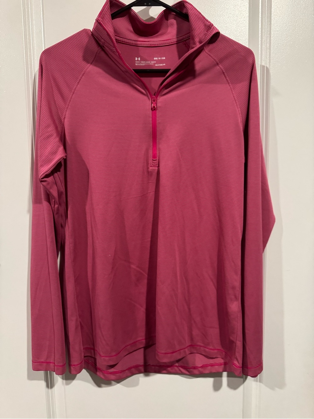Under Armour Women's Quarter-Zip Long Sleeve Top — Rose Pink